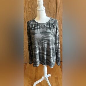 Buffalo David Bitton Camouflage Sweatshirt in Black and Gray